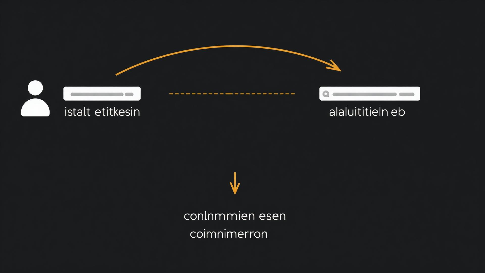 Diagram showing a Chrome extension user flow connecting to affiliate links and commissions